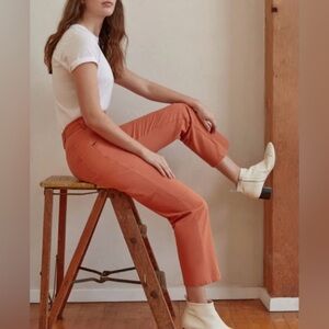 Everlane The Carpenter Pant in Salmon Size 12 Cropped High Rise